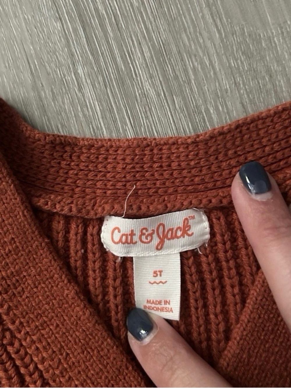 Cat & Jack Girls Mix & Match Set - Rust, Burgundy, White, Black, Navy Polka Dot - Picture 3 of 7
